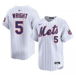 NYM David Wright #5 White Men Baseball Jersey | 2026 Season Official 99840693
