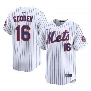Dwight Gooden #16 New York Mets Baseball Jersey | Limited Men White Embroidery Edition 16709373