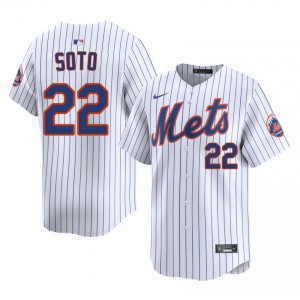 #22 Juan Soto Officially Licensed Men Baseball Jersey | NY Mets White Fan Gear 53834649