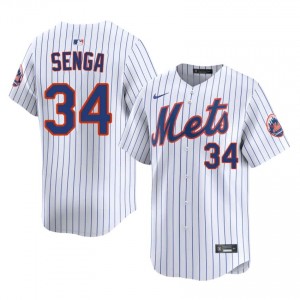 NYM Kodai Senga #34 White Men Baseball Jersey | 2026 Season Premium 96087156