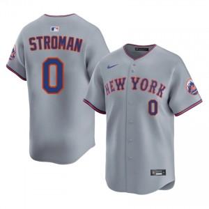 Gray Marcus Stroman #0 Mets Baseball Stitched Jersey | Iconic Men Fit 52835404