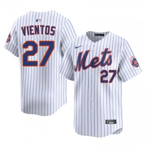 NYM Mark Vientos #27 White Men Baseball Jersey | 2026 Season Replica 26739070