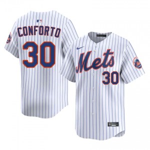 Michael Conforto #30 New York Mets Baseball Jersey | Replica Men White Stitched Edition 41444536