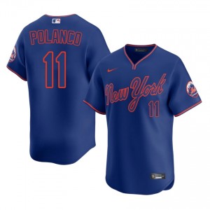 Jorge Polanco #11 New York Mets Baseball Jersey | Exclusive Men Royal Embroidery Edition 95510182