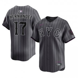 NYM Keith Hernandez #17 Gray Men City Connect Baseball Jersey | 2026 Season Authentic 74600704
