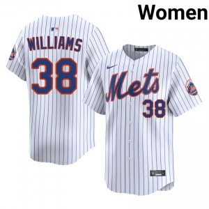 Devin Williams #38 New York Mets Baseball Jersey | Classic Women White Embroidery Edition 81106727