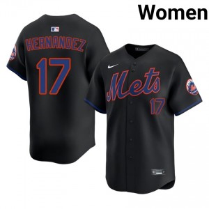 NYM Keith Hernandez #17 Black Women Baseball Jersey | 2026 Season Game 79278621