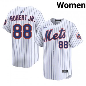 NYM Luis Robert Jr. #88 White Women Baseball Jersey | 2026 Season MLB 79555640