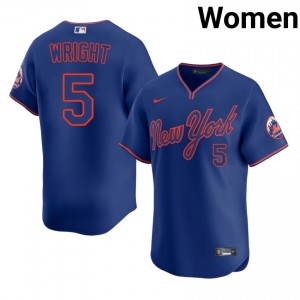 #5 David Wright Premium Women Baseball Jersey | NY Mets Royal Fan Gear 26986449