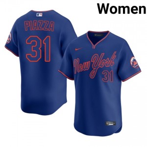 NYM Mike Piazza #31 Royal Women Baseball Jersey | 2026 Season Professional 58984042