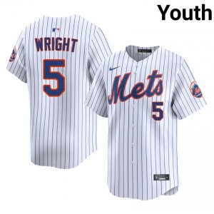 #5 David Wright Professional Youth Baseball Jersey | NY Mets White Fan Gear 42706722