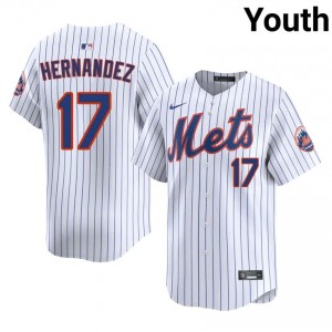 Keith Hernandez #17 New York Mets Baseball Jersey | Exclusive Youth White Embroidery Edition 15658204