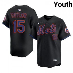 Black Tyrone Taylor #15 Mets Baseball Stitched Jersey | Pro-Grade Youth Fit 67197618