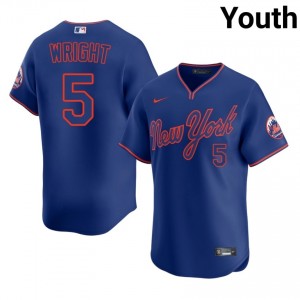 David Wright #5 New York Mets Baseball Jersey | Game-Day Youth Royal Stitched Edition 27901233