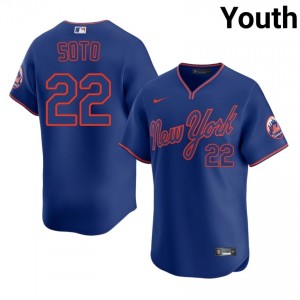 Royal Juan Soto #22 Mets Baseball Stitch Jersey | Premium Youth Fit 62731314